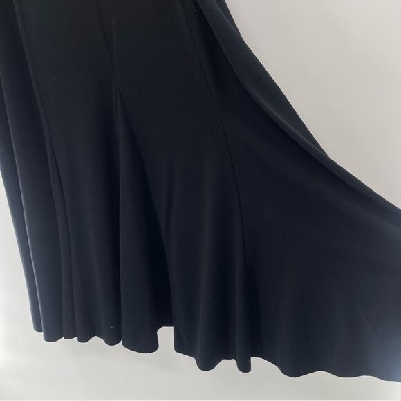 Cabi Black Casual Knit Pull On Stretch Full Midi Skirt Size XL - Picture 3 of 6